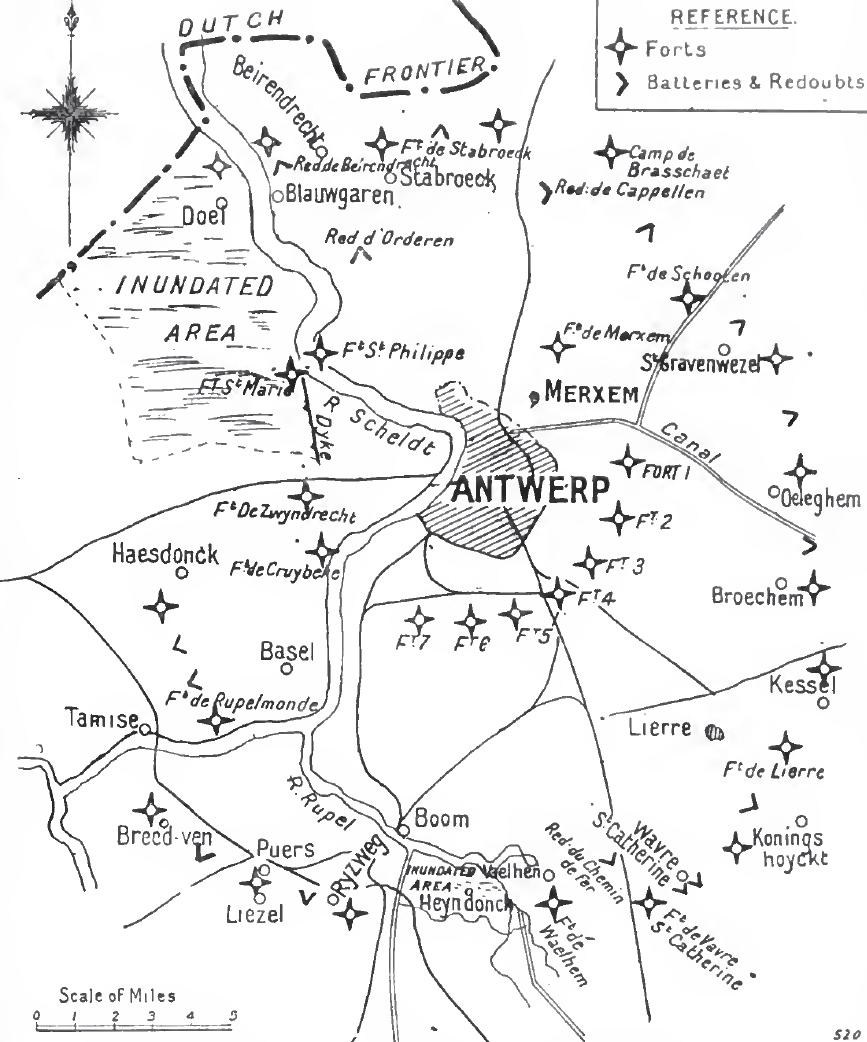 Antwerp Defences in 1914