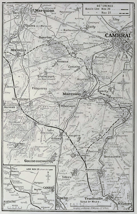 Cambrai area in 1917