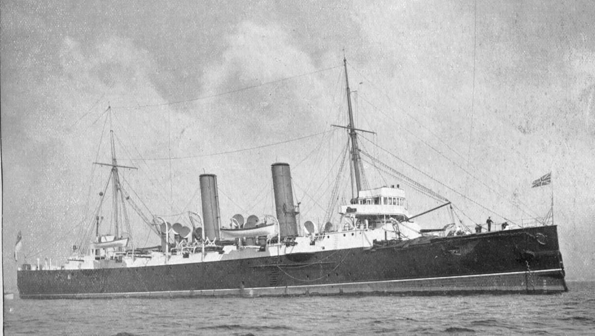 HMS Hermione in 1893