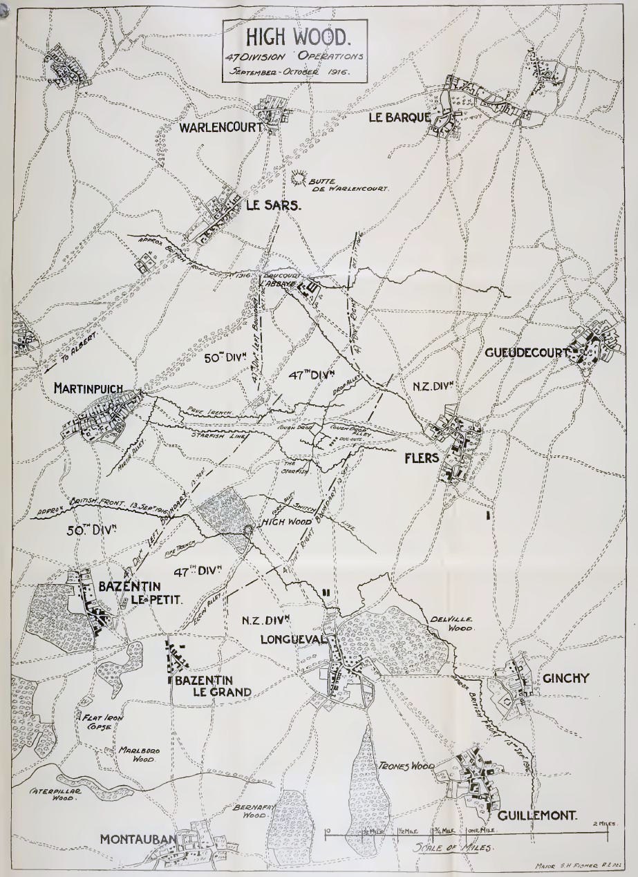 The 47<sup>th</sup> Division's attack at High Wood