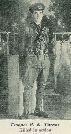 Trooper Percy Edward Turnorfrp, Wellington College Magazine, 1919