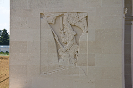 Frieze at Cambrai Memorial