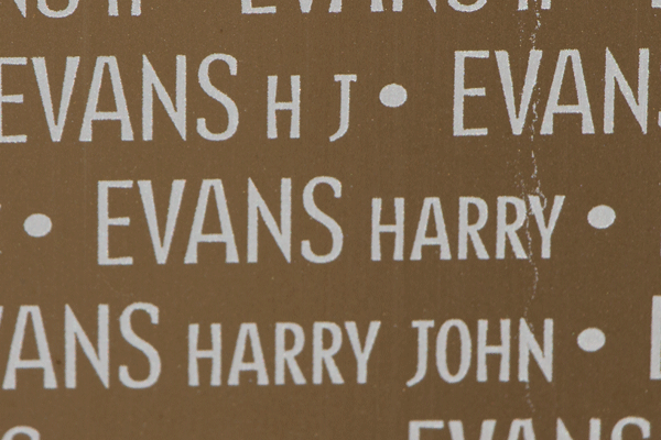 Harry Evans Ring of Memory memorial at Notre Dame de Lorette