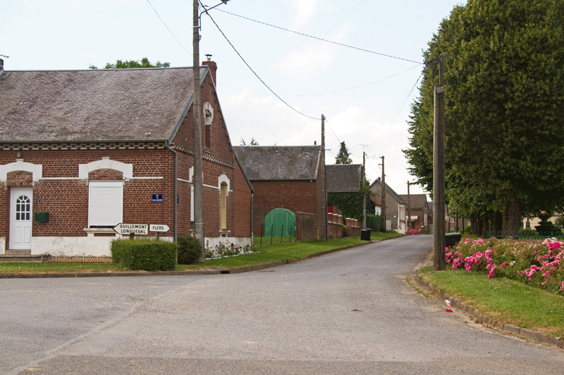 The main street in Ginchy