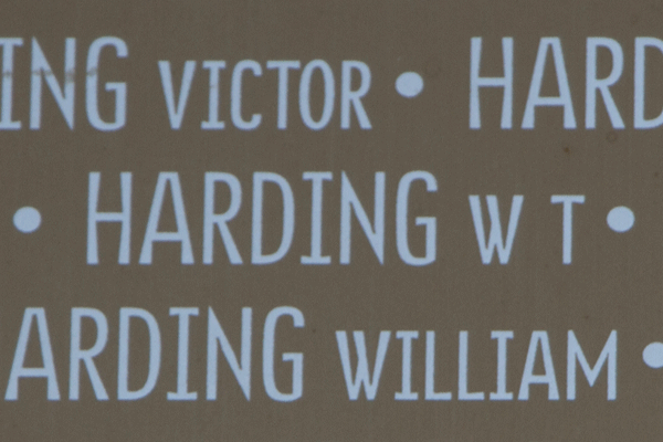 Wilfrid Thomas Harding Ring of Memory memorial at Notre Dame de Lorette