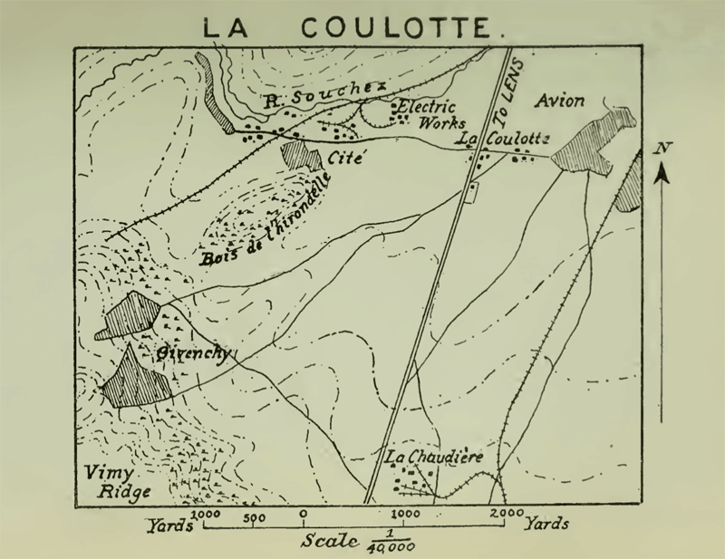 La Coulotte, from the history of the 5th Division in the Great War