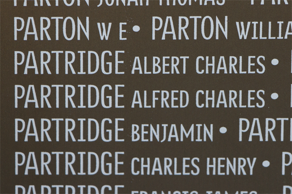 Alfred Charles Partridge Ring of Memory memorial at Notre Dame de Lorette
