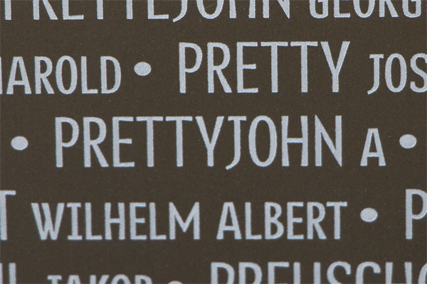 Andrew Prettyjohn Ring of Memory memorial at Notre Dame de Lorette