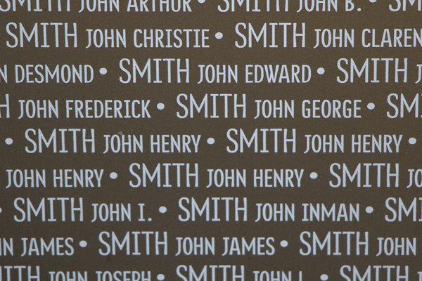 John Henry Smith Ring of Memory memorial at Notre Dame de Lorette