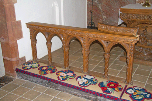 Altar Rails at St Peter's Church Stoke Fleming