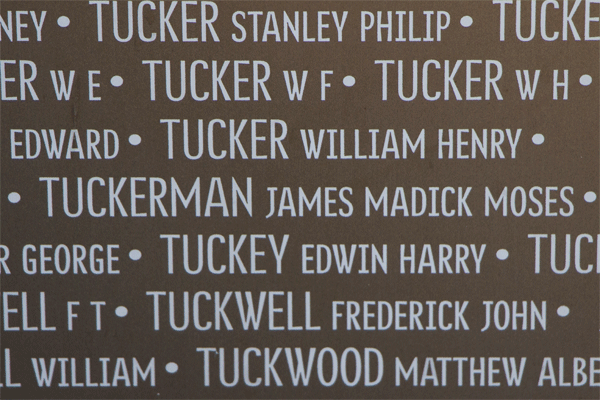 James Maddick Moses Tuckerman Ring of Memory memorial at Notre Dame de Lorette