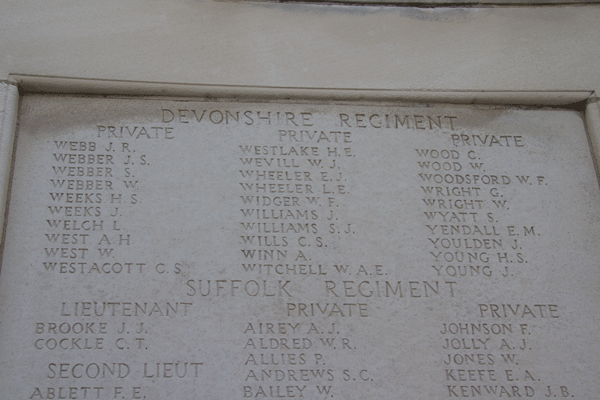 John Samuel Webber at Tyne Cot Memorial