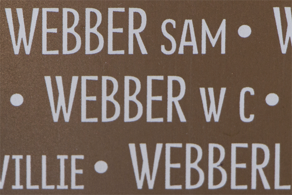 William Charles Webber Ring of Memory memorial at Notre Dame de Lorette